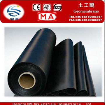 Doublure de Geomembrane de HDPE / LDPE de noir de 0.3-3.0mm approuvée par CE, Geomembrane de PVC